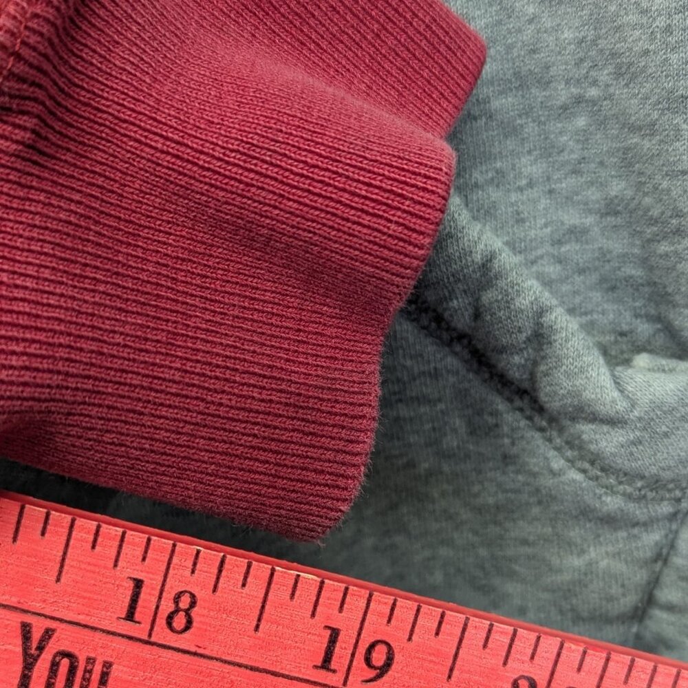 Wisconsin Badgers Gray Zip Up Jacket Long Sleeve Women’s Size L Campus Heritage - Picture 5 of 9